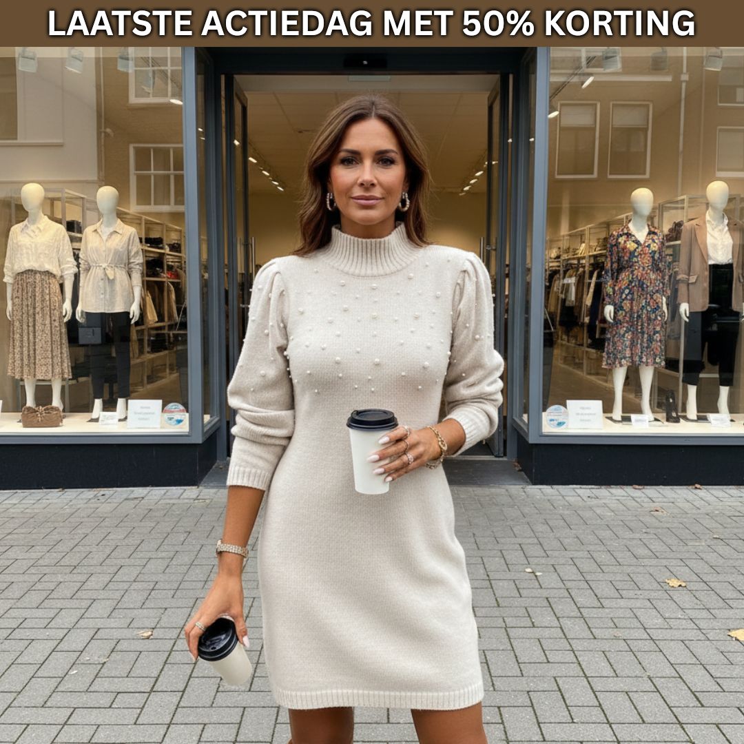LIZA | WARME JURK MET ELEGANTE DETAILS