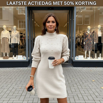 LIZA | WARME JURK MET ELEGANTE DETAILS